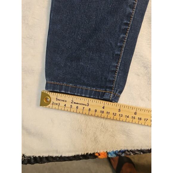 Aeropostale High Waisted Jegging Jeans Women's 8 Reg/Dark Blue Cotton Blend - Picture 8 of 10